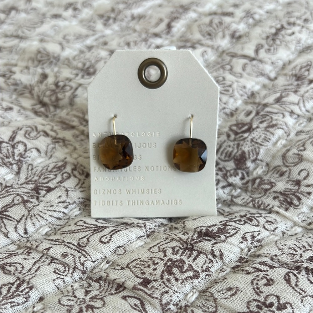 Anthropologie Amber-Toned Earrings